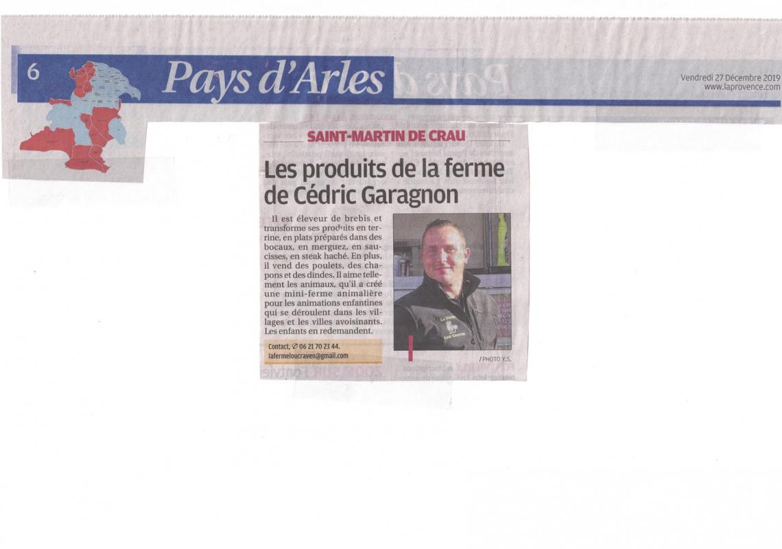 Article la provence 27 dec 2019 foodtruck smc copie